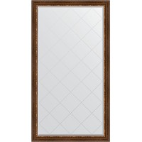 Зеркало Evoform Exclusive-G Floor 201х111 BY 6359 с гравировкой в багетной раме - Римская бронза 88 мм стекло