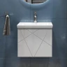 Тумба под раковину Vigo Geometry 50 032 подвесная цвет Белый