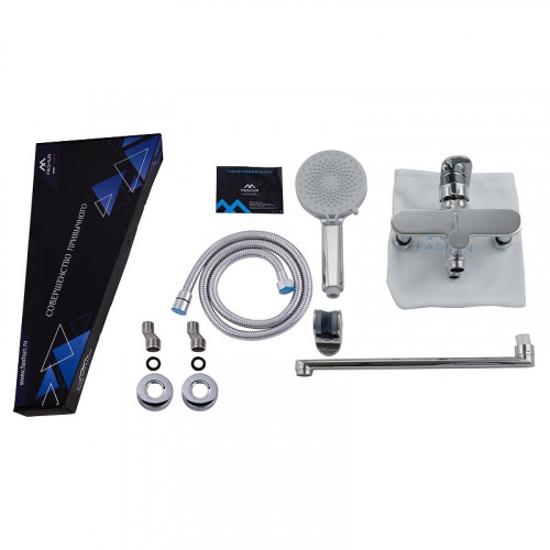 Смеситель для ванны Fashun A2288 универсальный цвет Хром