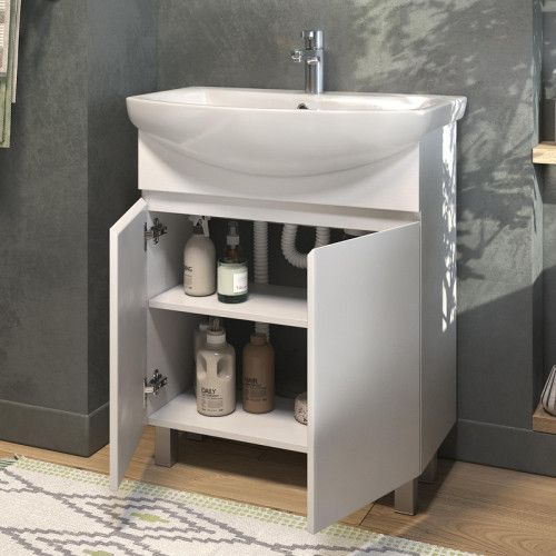 Тумба под раковину Vigo Wing 70 tn.WIN.BAL.70.2D цвет Белый