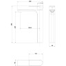 Смеситель для раковины beWash Purify BVMM0BH500 Хром латунь