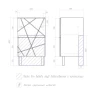 Тумба под раковину Vigo Geometry 50 tn.bsf.GEO.FOS.50.2Y цвет Бетон Белый
