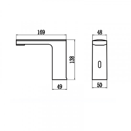 Смеситель для раковины Savol S-GY8897H цвет Черный