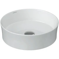 Раковина-чаша Berges Ego SL 38 181011 Белая глянцевая фарфор накладная