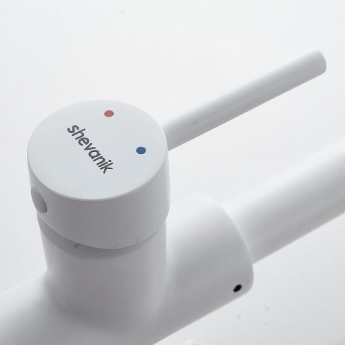 Смеситель для кухни Shevanik S128C цвет Белый