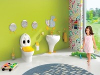 Раковина Creavit Ducky 52 DC052-00CB00E-0000 Белая фарфор подвесная, напольная