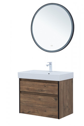 Тумба под раковину Logan Forest 75 343911 подвесная цвет Дуб рустикальный