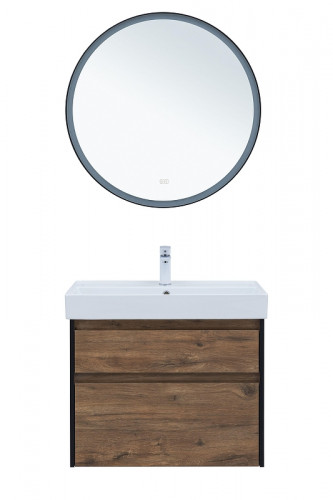 Тумба под раковину Logan Forest 75 343911 подвесная цвет Дуб рустикальный