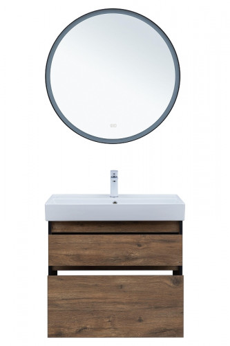 Тумба под раковину Logan Forest 75 343911 подвесная цвет Дуб рустикальный