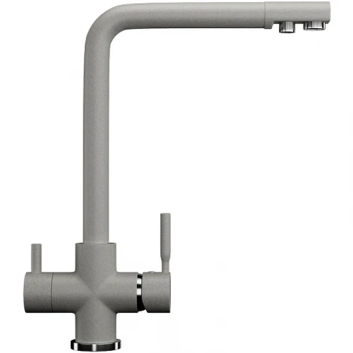 Смеситель для кухни Ulgran Classic U-016-310 Серый латунь