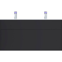 Тумба под раковину AM.PM Inspire V2.0 120 M50AFHX1203GM подвесная Графит матовая МДФ / ЛДСП