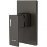 Гигиенический душ со смесителем WasserKRAFT A02041 Черный матовый латунь встраиваемый