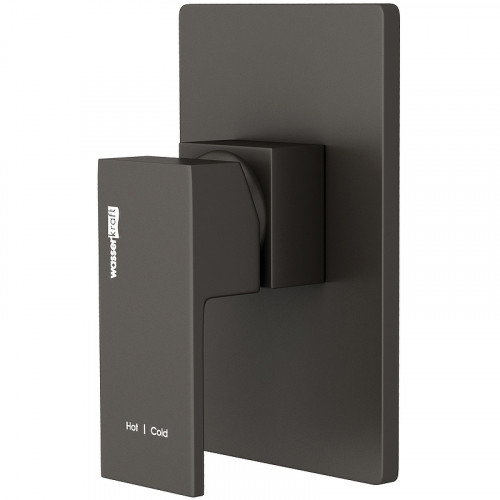 Гигиенический душ со смесителем WasserKRAFT A02041 Черный матовый латунь встраиваемый