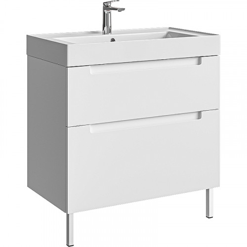 Тумба под раковину Aqwella Vancouver 80 VAN01082N цвет Белый