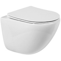 Комплект унитаза BelBagno Amanda BB051CHR+BB051SC с инсталляцией Cersanit Black 35 S-IN-BLACK-Cg-w с сиденьем Микролифт и клавишей смыва Хром фаянс подвесной