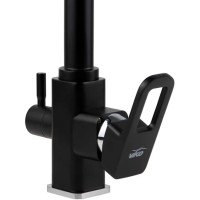 Смеситель для кухни Viko V-5702 Черный матовый латунь на столешницу