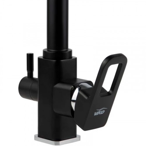 Смеситель для кухни Viko V-5702 Черный матовый латунь на столешницу