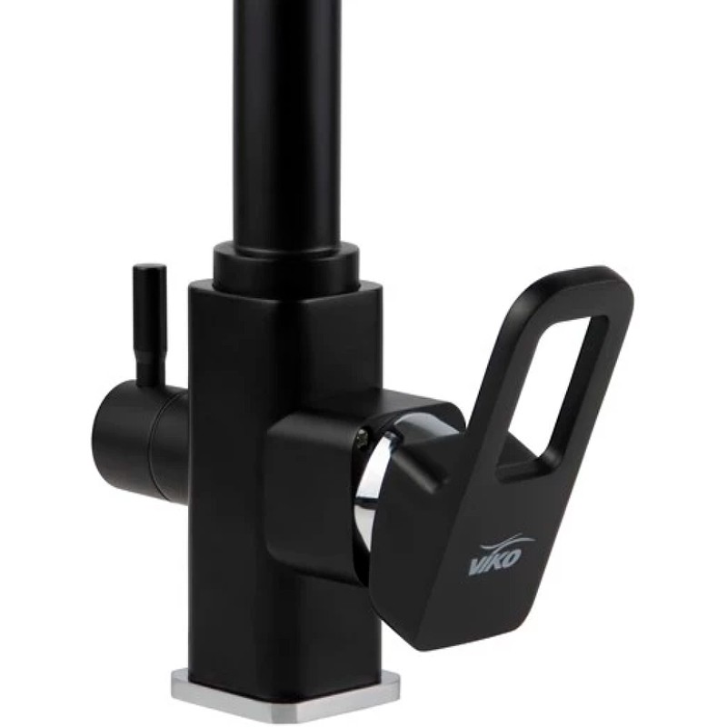 Смеситель для кухни Viko V-5702 Черный матовый
