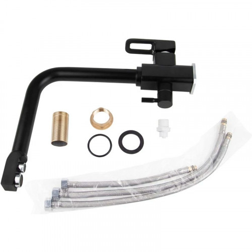 Смеситель для кухни Viko V-5702 Черный матовый латунь на столешницу