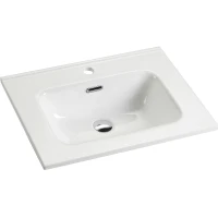 Раковина Ceramicanova Element 60 CN7001 Белая фаянс полувстраиваемая
