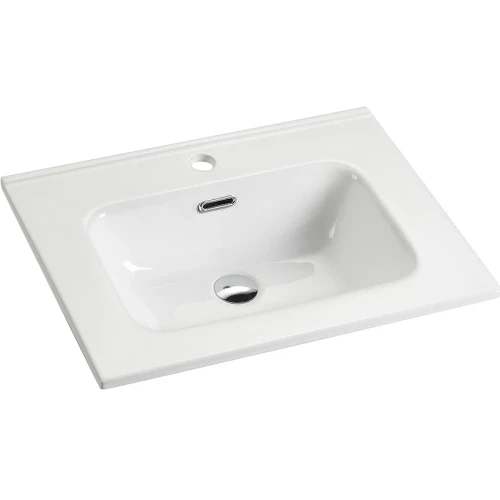 Раковина Ceramicanova Element 60 CN7001 Белая фаянс полувстраиваемая
