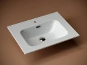 Раковина Ceramicanova Element 60 CN7001 Белая фаянс полувстраиваемая