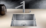 Кухонная мойка Blanco Claron 500-U 521577 Нержавеющая сталь с зеркальной полировкой