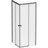 Душевой уголок AM.PM X-Joy 80х80 W94G-403-8080-BТ1К профиль Черный матовый стекло прозрачное