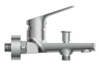 Смеситель для ванны Cersanit Flavis 63035 Хром латунь на стену