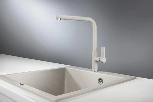 Смеситель для кухни Granula 2502 цвет Базальт