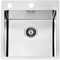 Кухонная мойка Alveus Pure 30 KMB-90 515x525 1103609 Брашированная сталь нержавеющая сталь встраиваемый