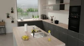 Кухонная мойка Alveus Pure 30 KMB-90 515x525 1103609 Брашированная сталь нержавеющая сталь встраиваемый