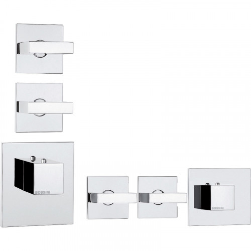 Смеситель для душа Bossini Outlets Z033203.030 с термостатом Хром латунь встраиваемый