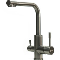 Смеситель для кухни Lemark Expert LM5061GMN Графит нержавеющая сталь