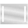 Зеркало Cersanit Led 020 Base 80 KN-LU-LED020*80-b-Os с подсветкой с диммером МДФ / ЛДСП, стекло