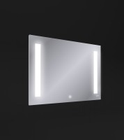 Зеркало Cersanit Led 020 Base 80 KN-LU-LED020*80-b-Os с подсветкой с диммером МДФ / ЛДСП, стекло