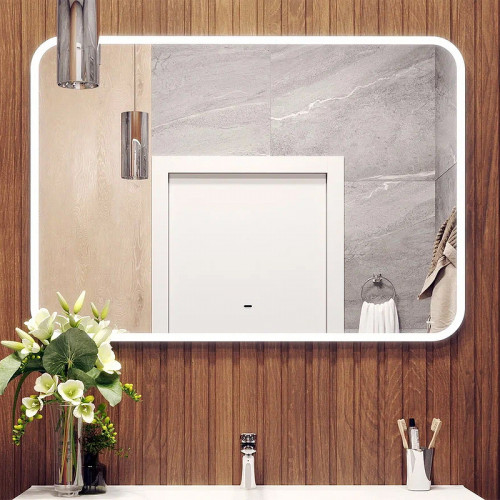 Зеркало Bond Cube 120x80 M39ZE-12080 с подсветкой с сенсорным выключателем стекло