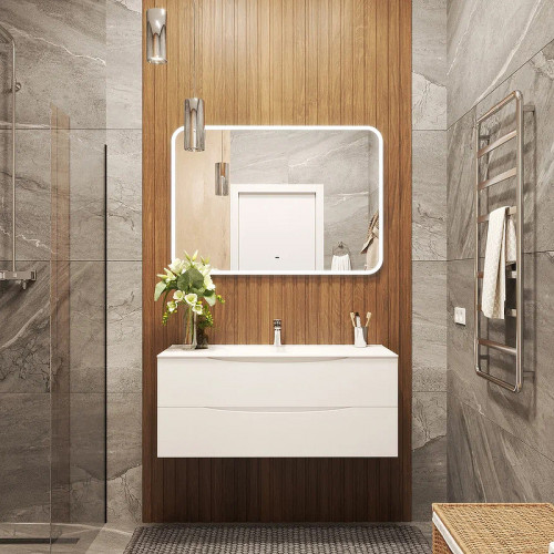 Зеркало Bond Cube 120x80 M39ZE-12080 с подсветкой с сенсорным выключателем стекло