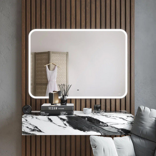 Зеркало Bond Cube 120x80 M39ZE-12080 с подсветкой с сенсорным выключателем стекло