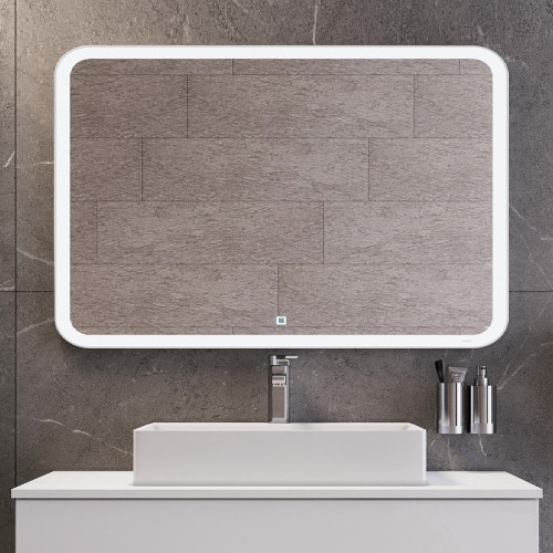 Зеркало Bond Cube 120x80 M39ZE-12080 с подсветкой с сенсорным выключателем стекло