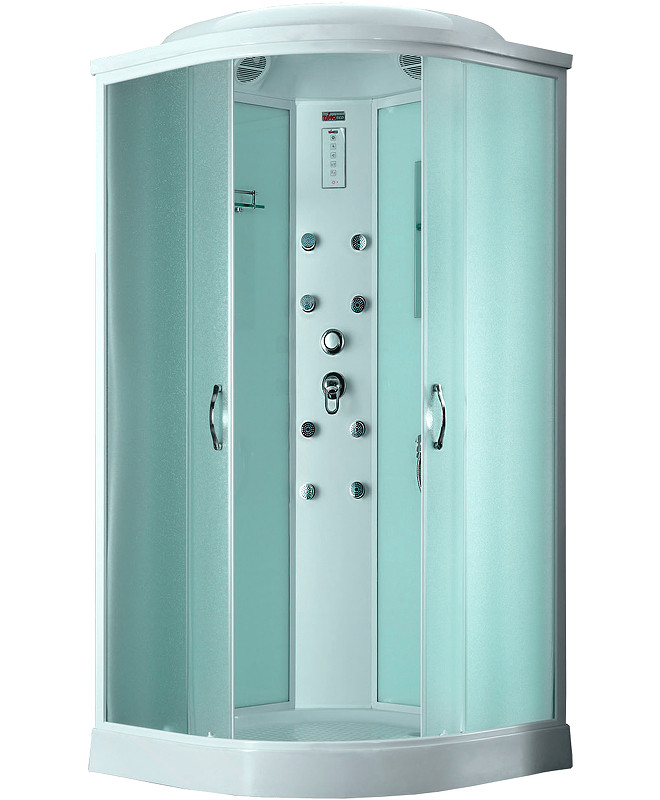 Душевая кабина Timo Eco 90х90 TE-0709-T-STUN-T-CH/C с баней с гидромассажем