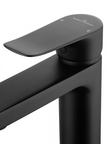 Смеситель для раковины Wonzon &amp; Woghand WW-A40222-MB цвет Черный матовый