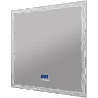 Зеркало Cezares 90 45063 с подсветкой с сенсорным выключателем Touch System, с подогревом, с радио и датчиком температуры стекло