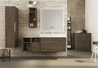 Зеркало Cezares 90 45063 с подсветкой с сенсорным выключателем Touch System, с подогревом, с радио и датчиком температуры стекло
