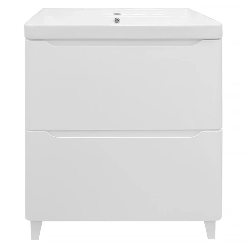 Тумба с раковиной Azario Lotos 60/2 Н CS00081983 Белая