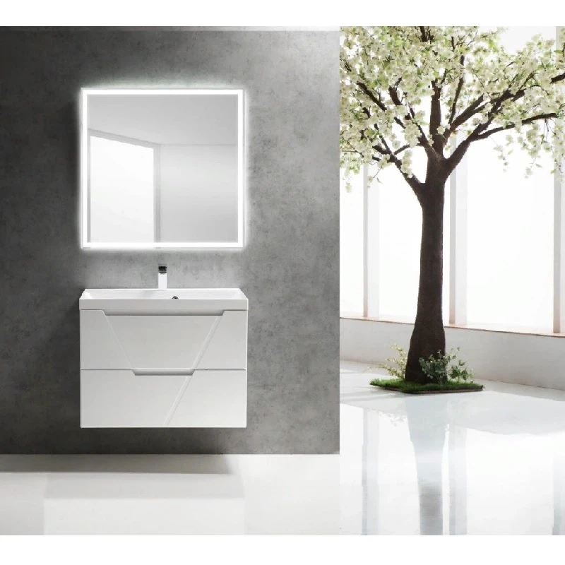 Тумба под раковину BelBagno Vittoria 80 Белая/Bianco Lucido МДФ / ЛДСП