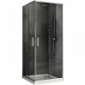 Душевой уголок Abber Schwarzer Diamant 90x90 AG020905 профиль Хром стекло прозрачное