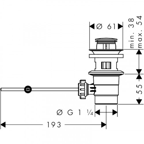 Смеситель для раковины Hansgrohe Vernis Shape 71560670 Черный матовый латунь