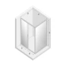 Душевое ограждение New Trendy NEW CORRINA Chrome x130 D-0251A/D-0079B
