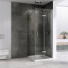 Душевой уголок Abber Zart 90x100 AG08090P-S101 профиль Хром стекло прозрачное
